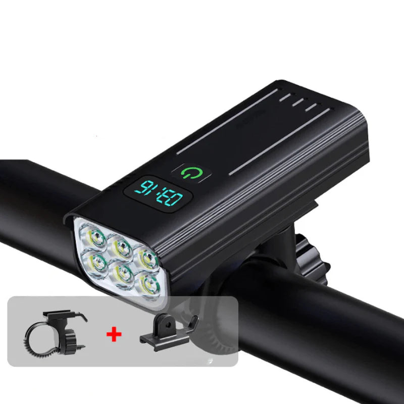 5000 Lumen Bike Light with 12 LEDs & USB-C Rechargeable Battery product image