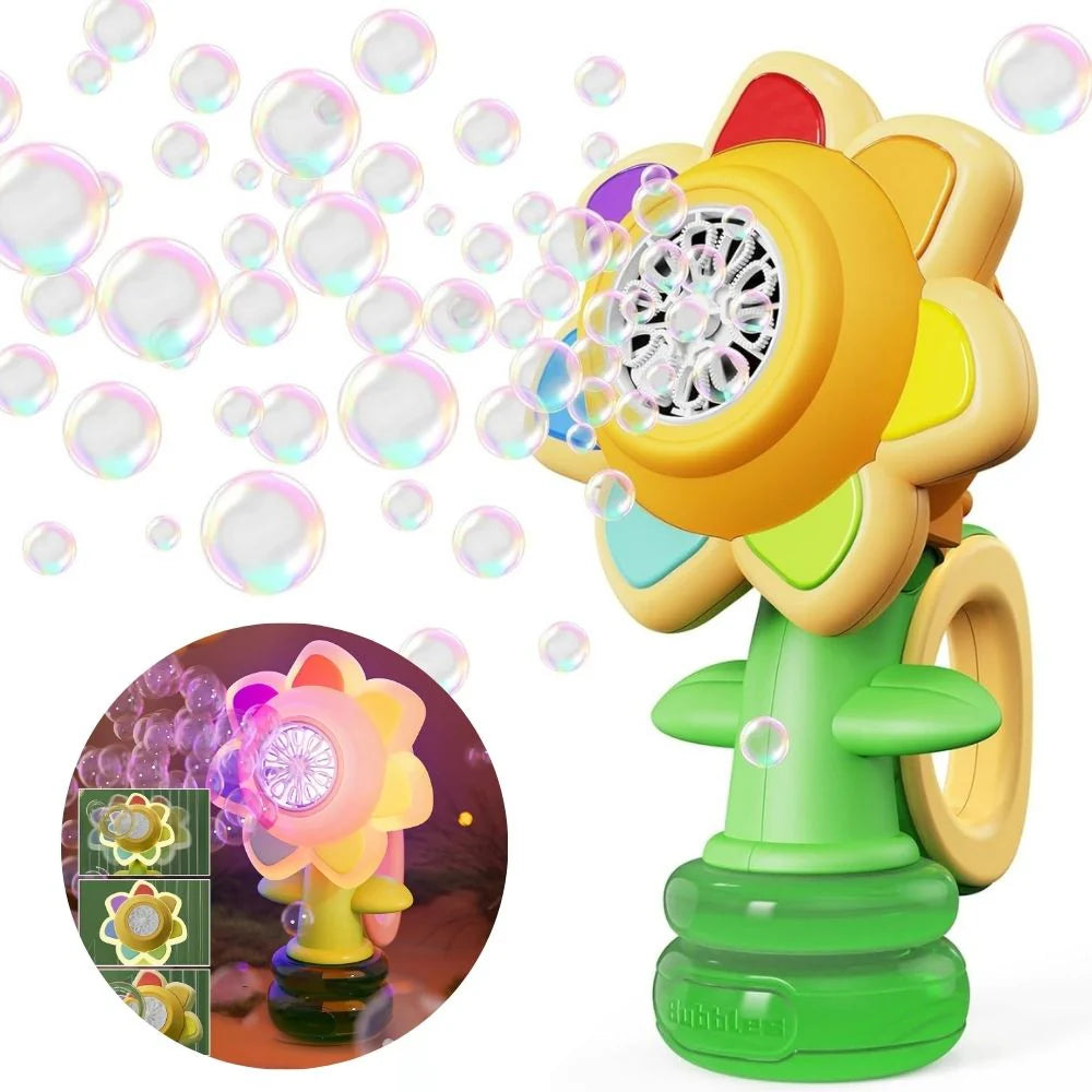 Dancing Sunflower LED Bubble Maker Toy product image