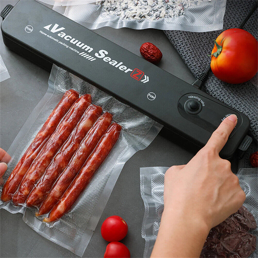 Electric Home Kitchen Food Saver Vacuum Bag Sealer Packing Machine product image