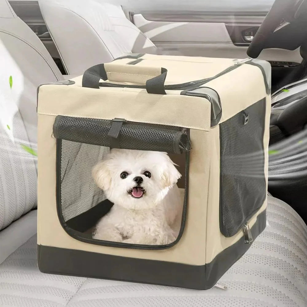 Portable Folding Small Dog Crate product image