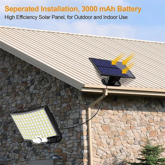 106 LED Solar Outdoor Light With Motion Sensor product image