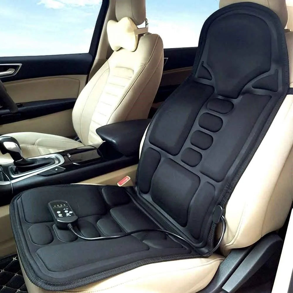 8 Mode Massage Chair Pad With Heated Back Neck Cushion For Car & Home product image