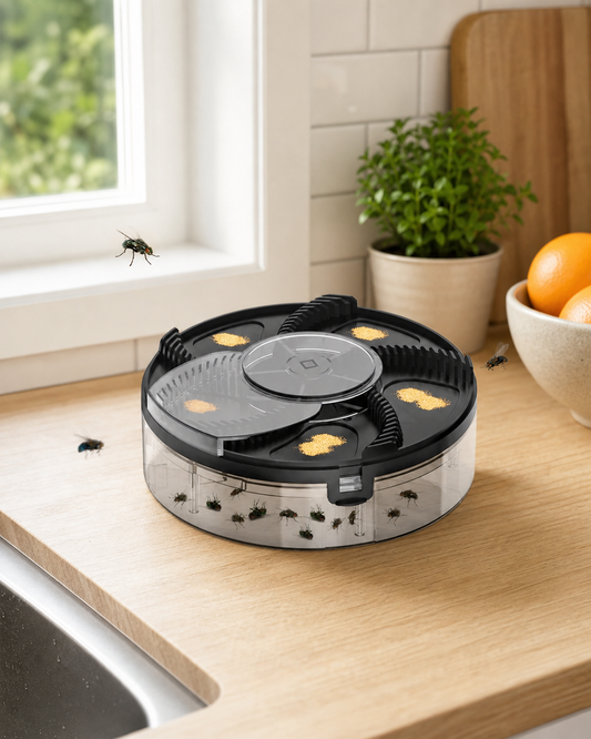 Automatic Fly Catcher in use