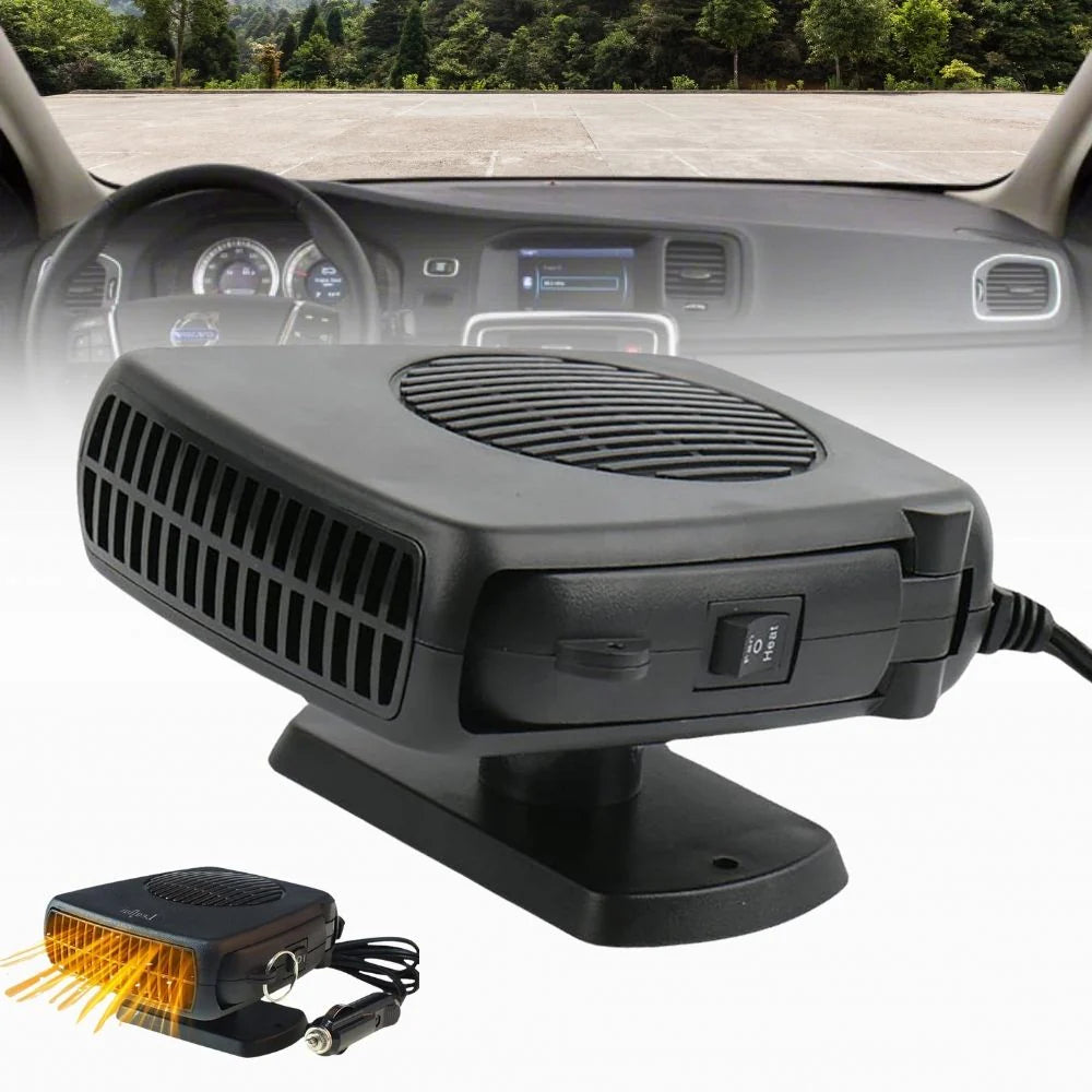 12V Car Heater Fan – 150W/300W Portable Ceramic Auto Heater for Fast Defrost & Heating product image