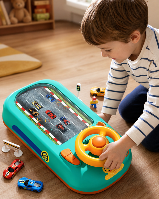 Car Race Track Toys in use