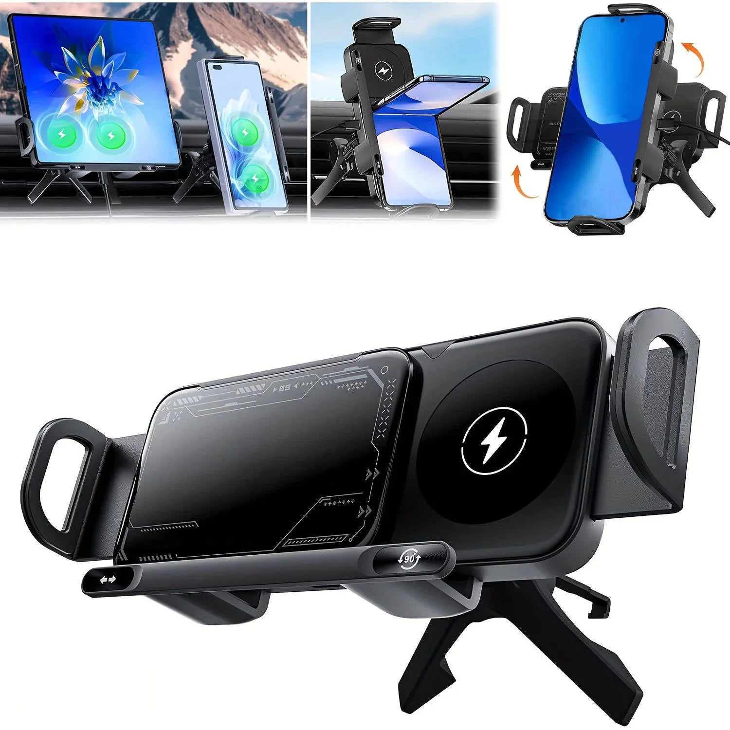 Car Wireless Fast Charger For Phone And Tablet product image