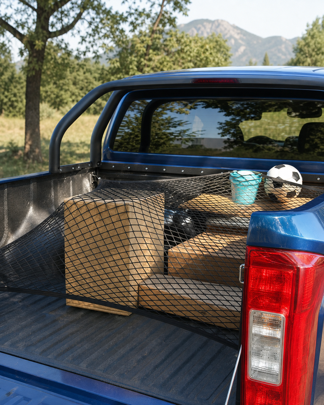Cargo Net Truck Bed Net in use
