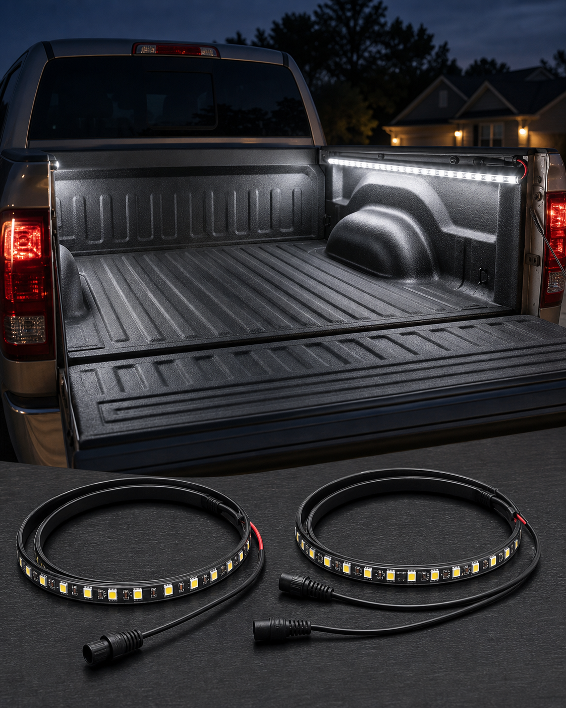 Cargo Pickup Truck Truck Bed Lights 60 Inch Bed Light Strip in use
