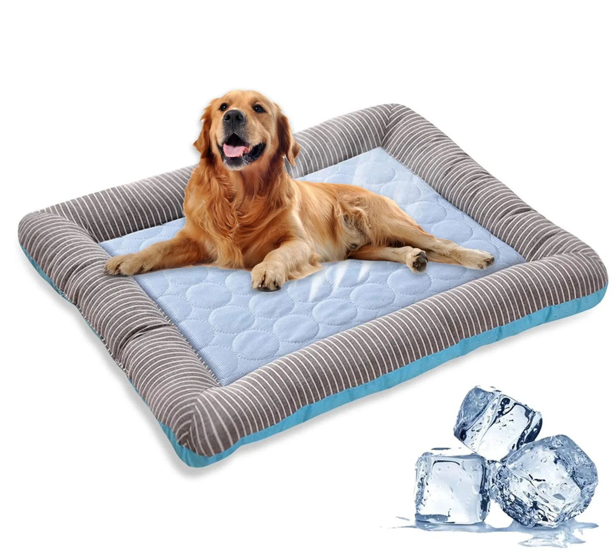 Cooling Dog Bed with Ice Silk Material product image