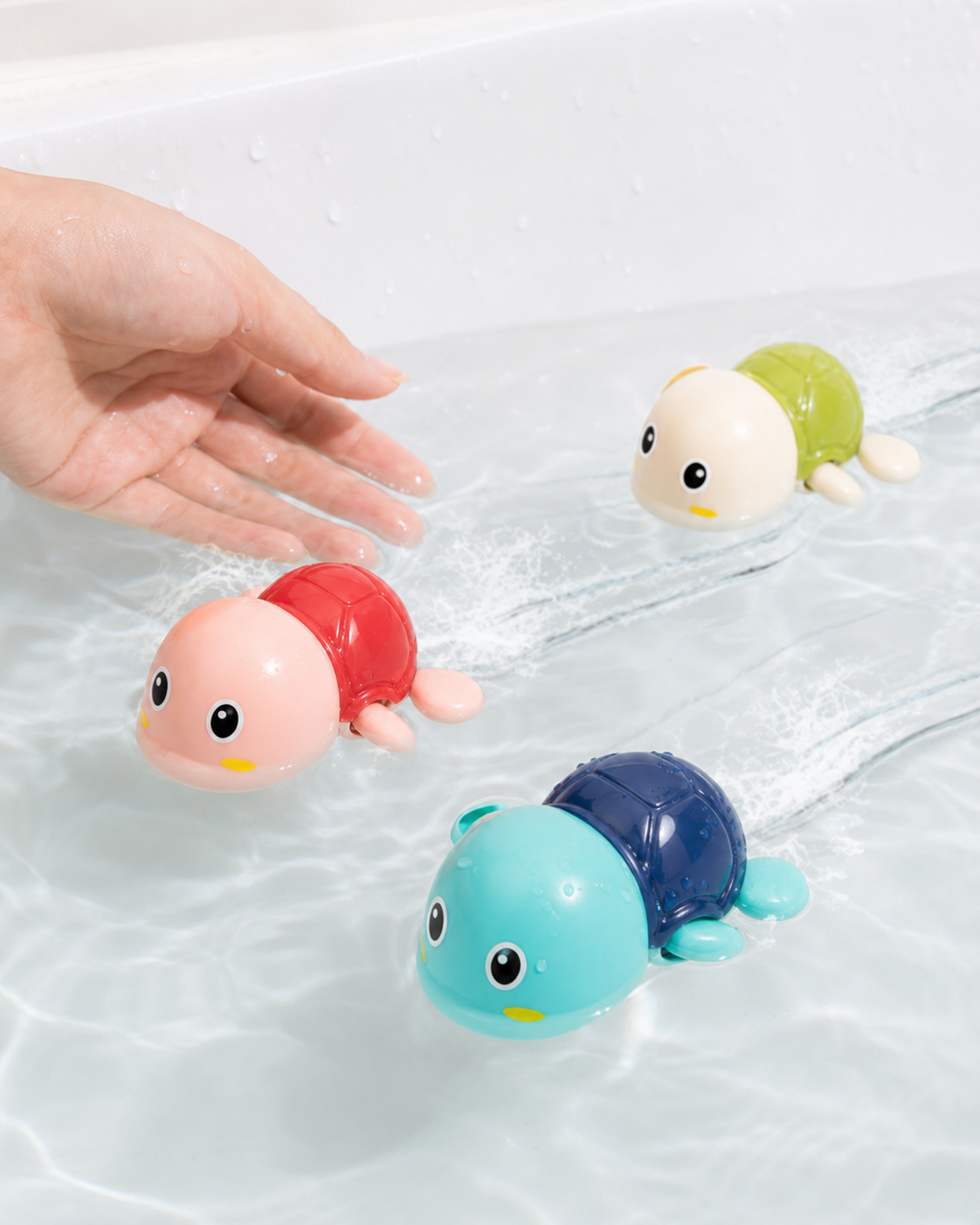 Cute Swimming Bath Toys in use