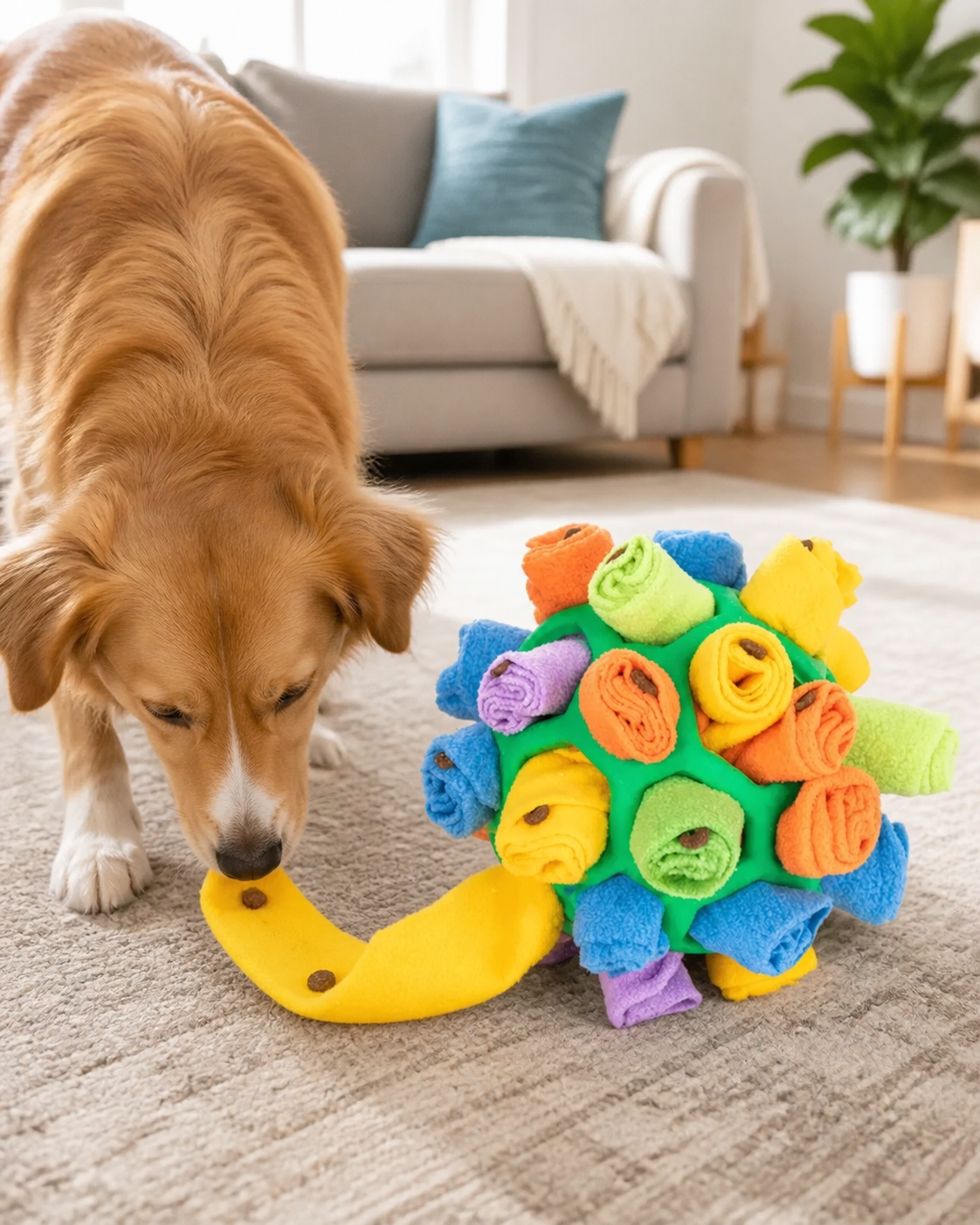 Dog Chew Toy in use