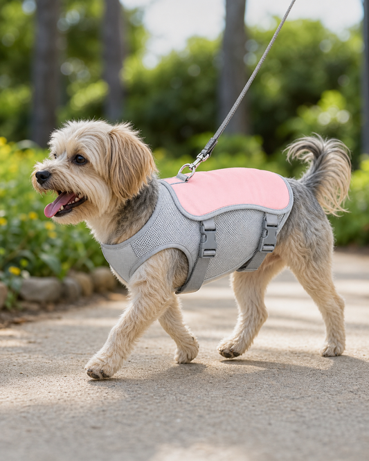 Dog Cooling Vest for Outdoor Activities in use