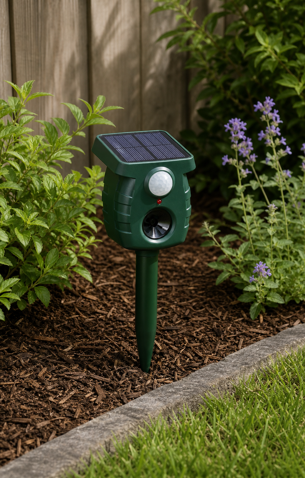 Dog Outdoor Solar Ultrasonic Repeller - Get Rid of Dogs in 48 Hours or It's FREE in use