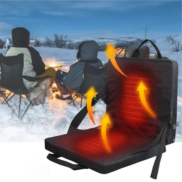 Foldable Heated Seat Cushion - 3 Level Temperature Controller Seat Cushion Heater Pad product image