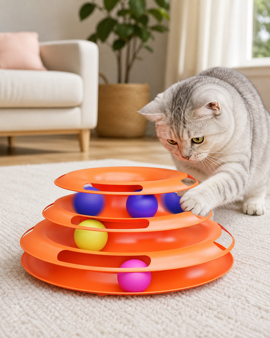Fun Interactive Cat Toys in use