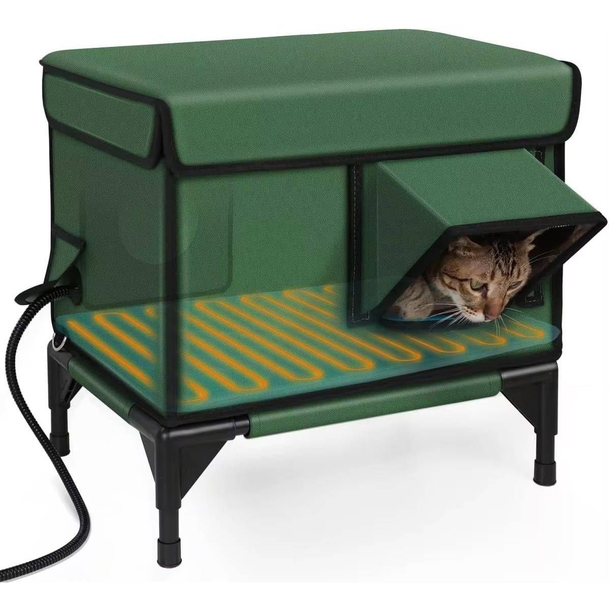 Heated Outdoor Cat House for Winter product image