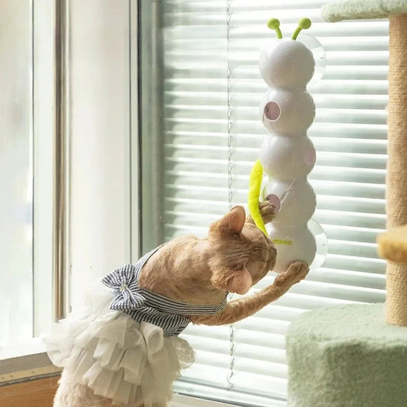 Interactive Worm Pole Cat Toy with Automatic Pop-Up product image