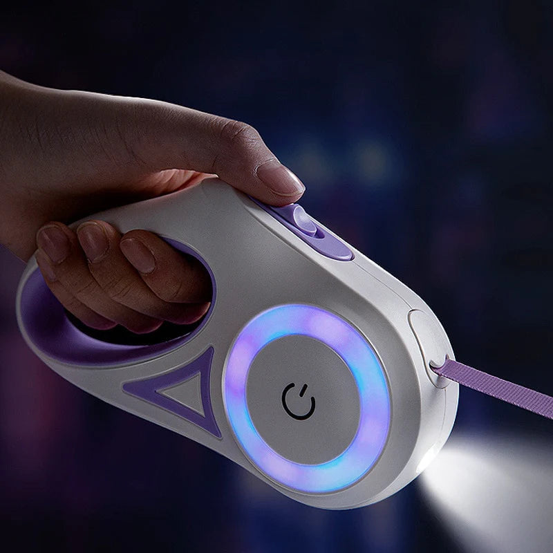 LED Light Retractable Dog Leash with Light product image
