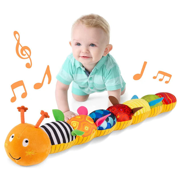Musical Baby Rattle Stuffed Plush Sensory Caterpillar product image