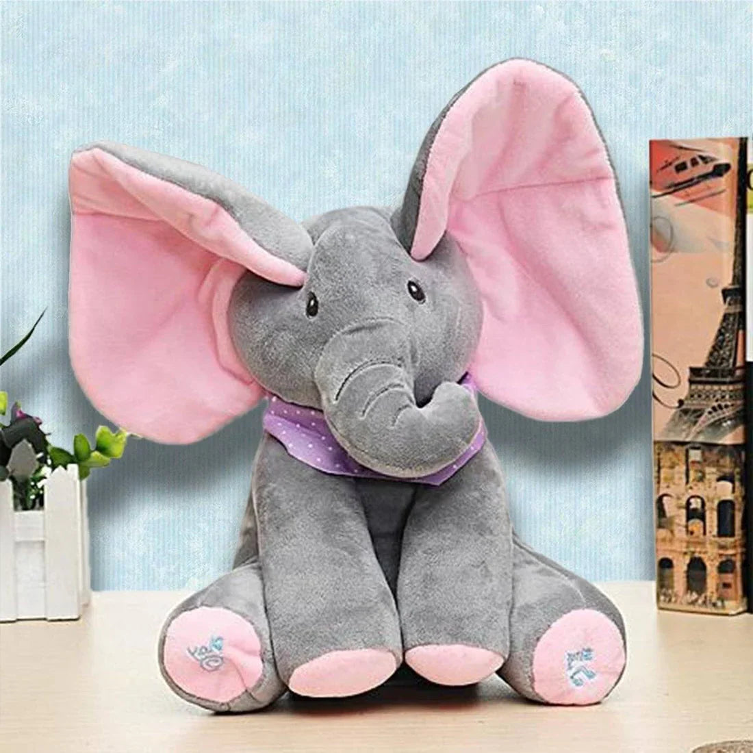 Peek-a-boo Elephant Plush Toy product image