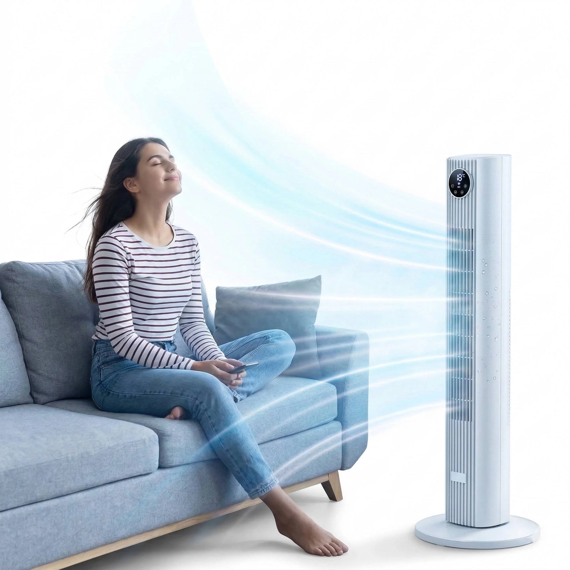 Portable AC Unit Air Conditioner Cooler for Bedroom & Apartment, Room Air Cooler, Windowless product image