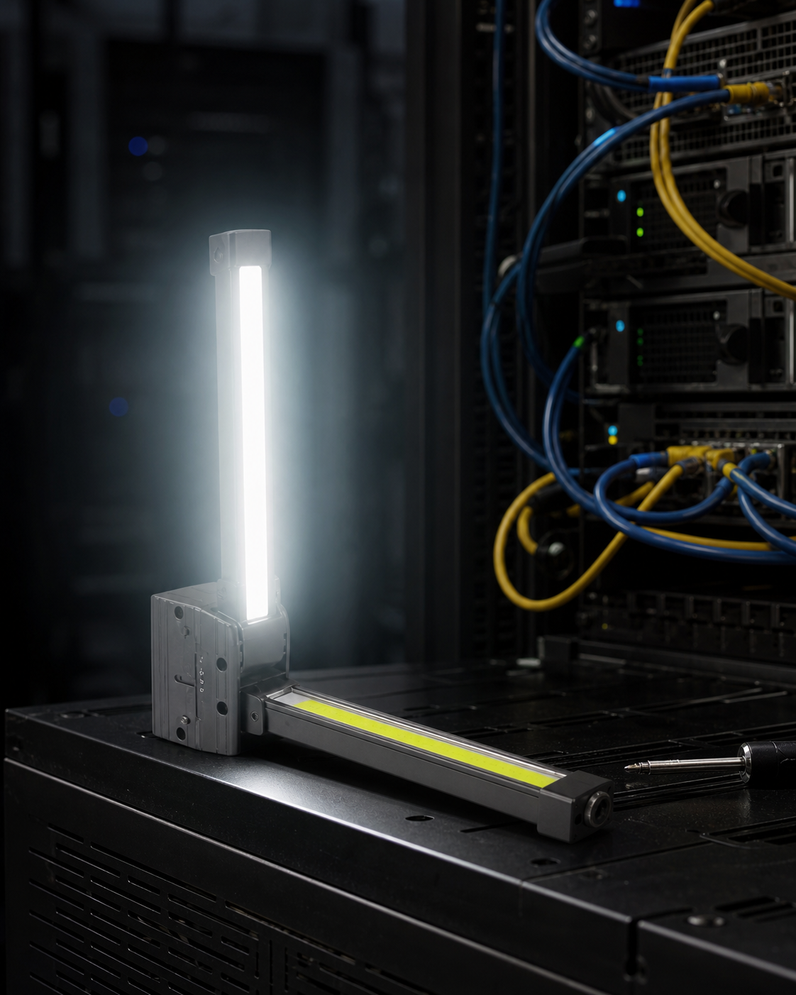Rechargeable COB LED Work Light in use