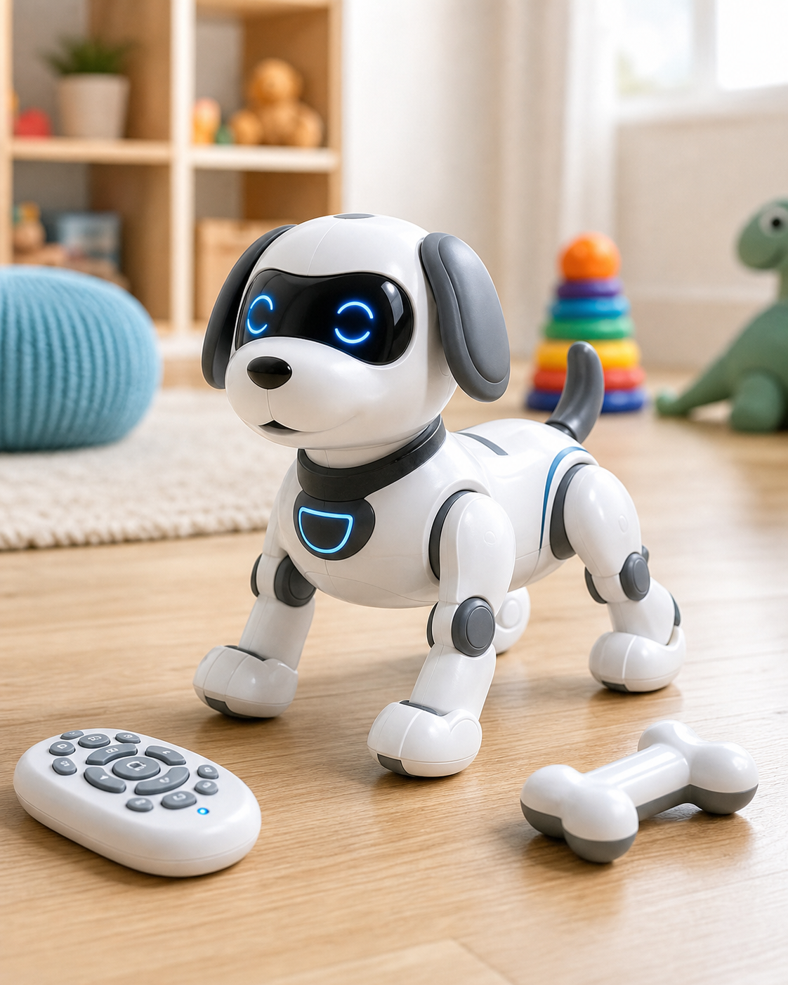 Robot Dog Toy in use