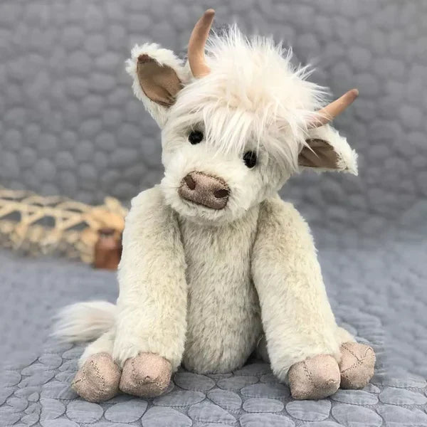 Scottish Handmade Highland Cattle Plush Toy product image