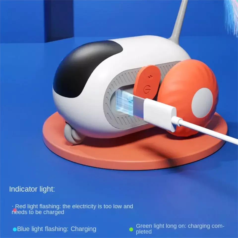 Smart Pet Sports Car Toy - Remote Control Interactive Cat Toy USB Charging product image
