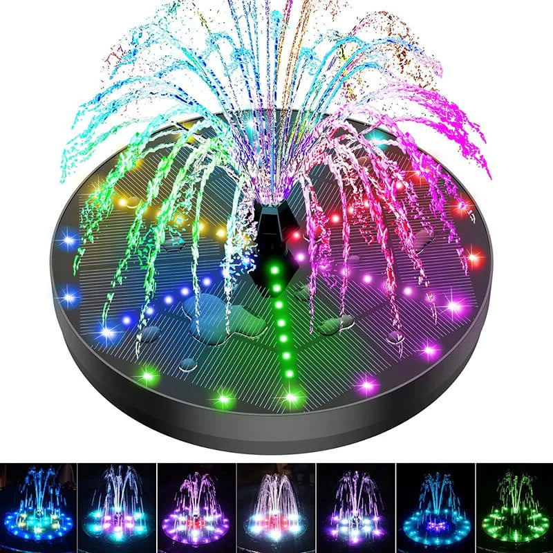 Solar Fountain with 60 LED Lights product image