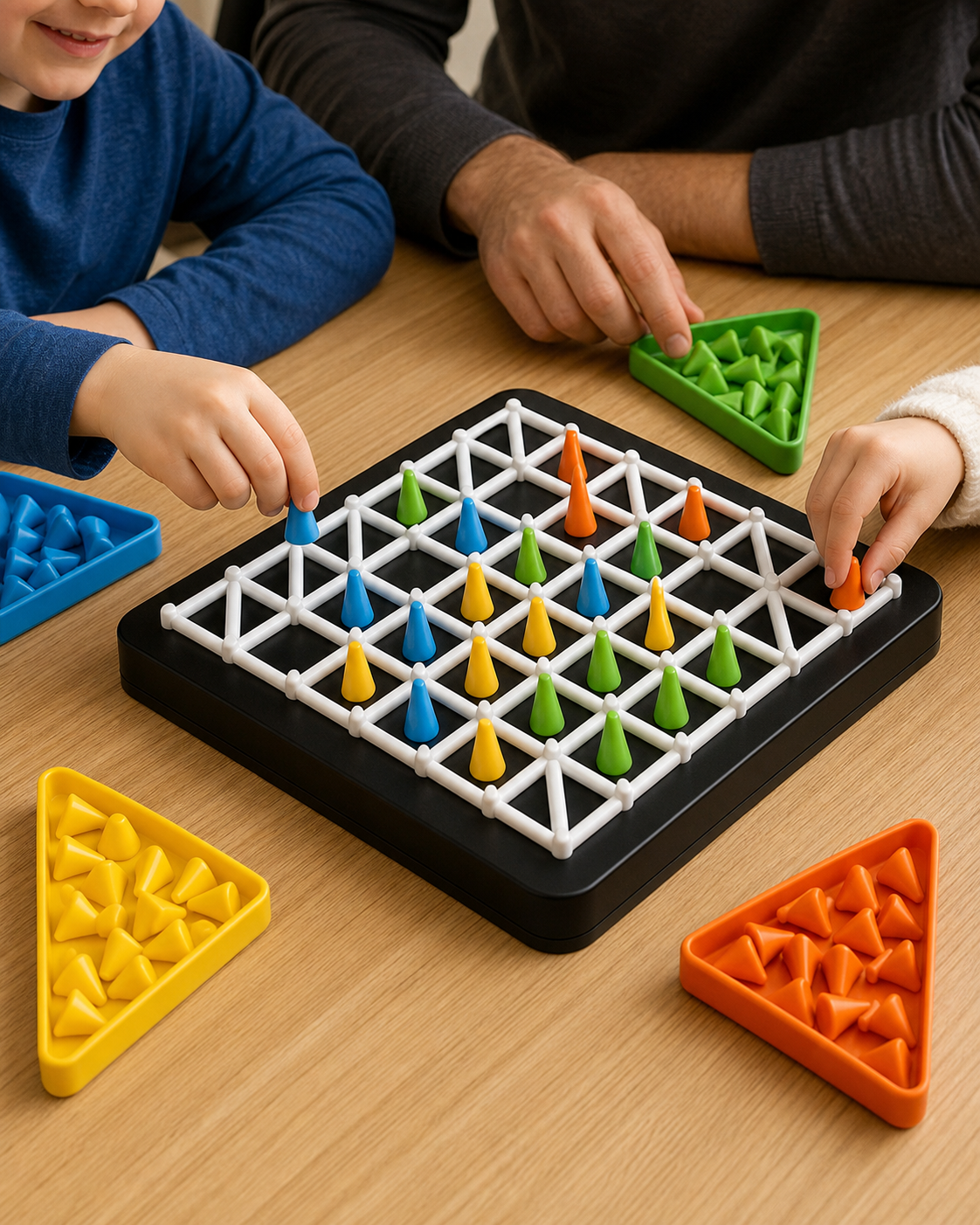 Strategy Board Game Educational Puzzle Game for Kids & Family in use