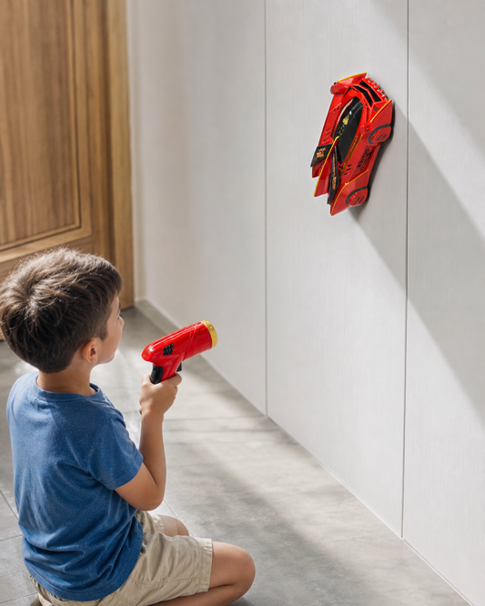 Wall Climbing Car Toy for Kids in use